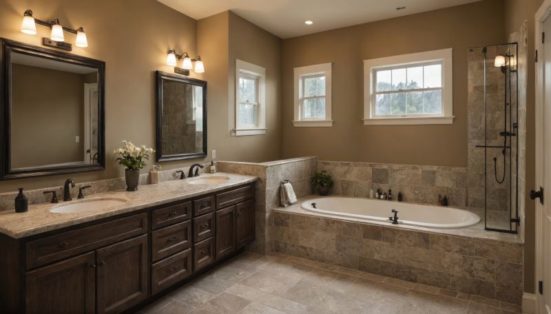 Elegant vanity area